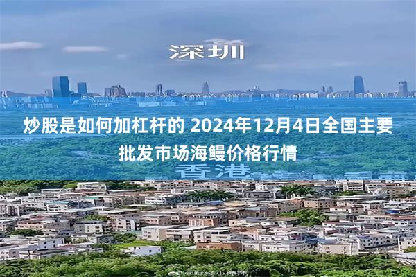 炒股是如何加杠杆的 2024年12月4日全国主要批发市场海鳗价格行情