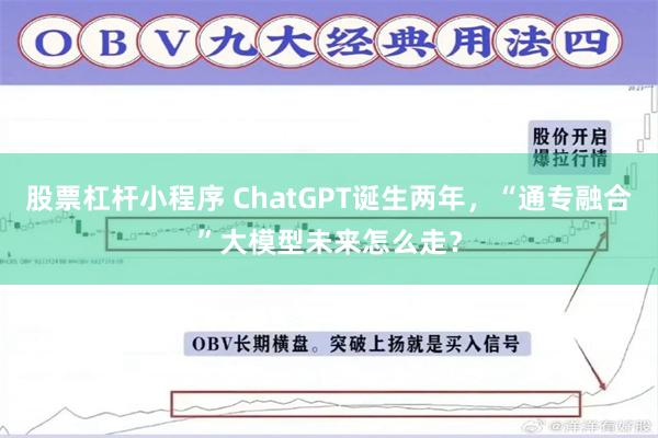 股票杠杆小程序 ChatGPT诞生两年，“通专融合”大模型未来怎么走？